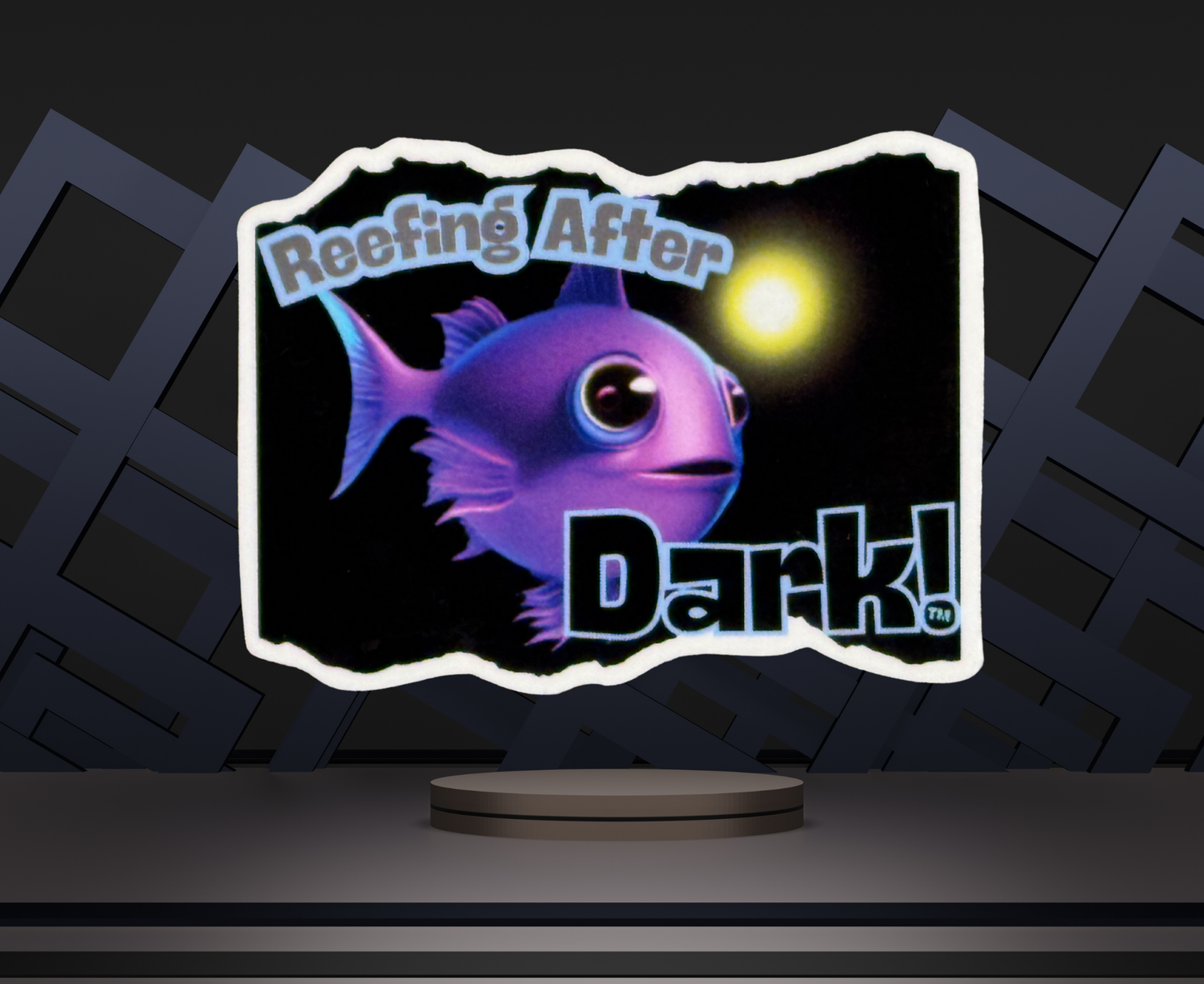 Reefing After Dark Stickers