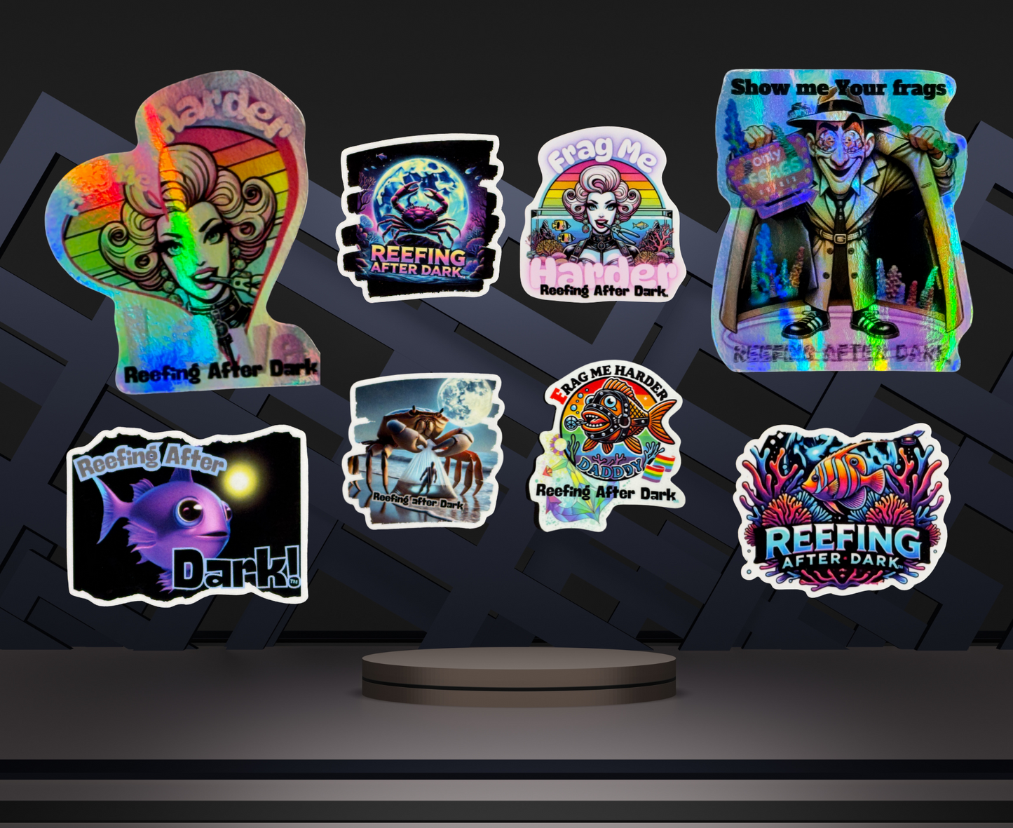 Reefing After Dark Mystery Sticker Pack 44
