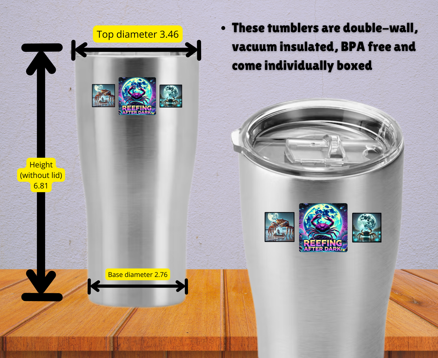 20oz Stainless Steel Travel Mug