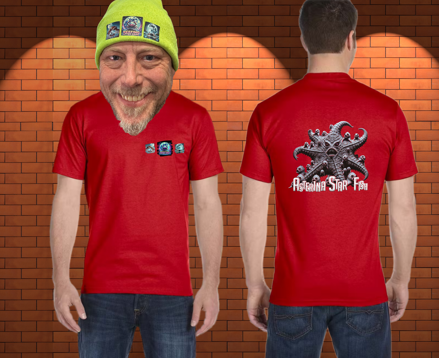 Reefing After Dark Monsters of the Reef Series T-Shirt