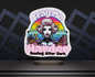 Reefing After Dark Stickers